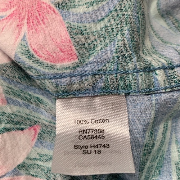 J. Crew floral print Hawaiian shirt size Small - Picture 7 of 10